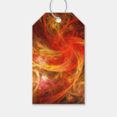 Firestorm Nova Abstracte Art Cadeaulabel (Voorkant)