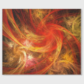 Firestorm Nova Abstracte Art Cadeaupapier (Vlak)