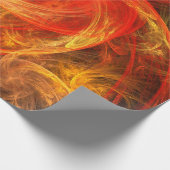 Firestorm Nova Abstracte Art Cadeaupapier (Hoek)