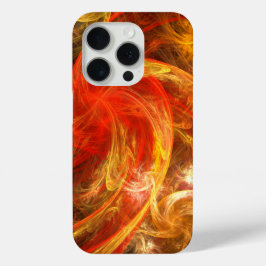 Firestorm Nova Abstracte Art iPhone 15 Pro Case