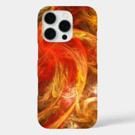 Firestorm Nova Abstracte Art iPhone 16 Pro Hoesje