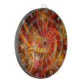 Firestorm Nova Abstracte Art Dartbord (Voorkant Links)