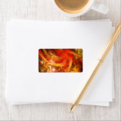 Firestorm Nova Abstracte Art Etiket (Insitu)