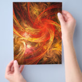 Firestorm Nova Abstracte Art Flyer (Hand)