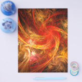 Firestorm Nova Abstracte Art Flyer (Enkel)