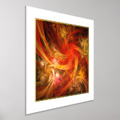 Firestorm Nova Abstracte Art Folie Afdrukken (Laagn)