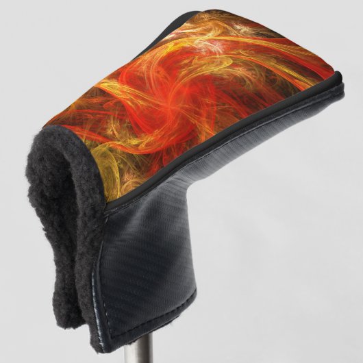 Firestorm Nova Abstracte Art Golfheadcover (3/4 voorkant)