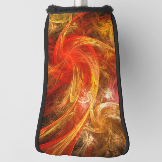 Firestorm Nova Abstracte Art Golfheadcover (Draai 90)