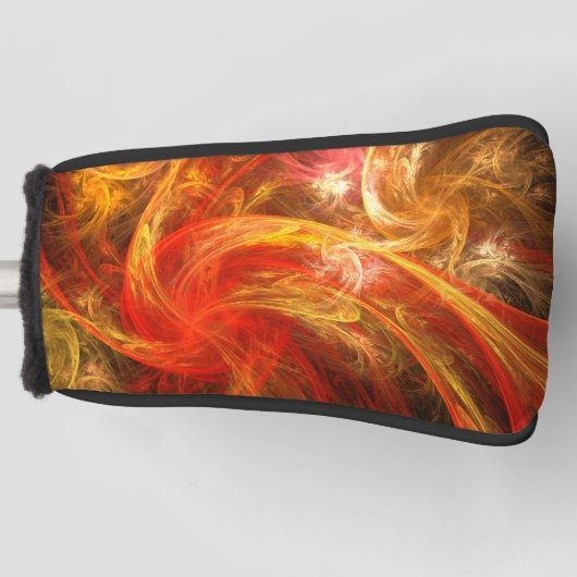 Firestorm Nova Abstracte Art Golfheadcover (Voorkant)