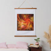 Firestorm Nova Abstracte Art Hangend Wandkleed (Slaapkamer)