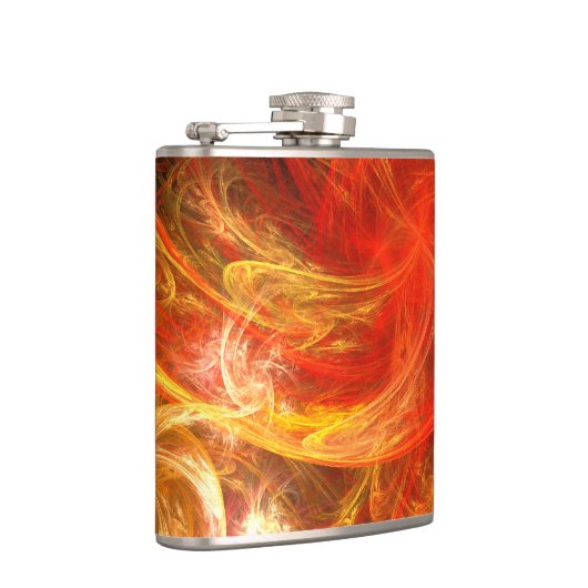 Firestorm Nova Abstracte Art Heupfles (Rechts)