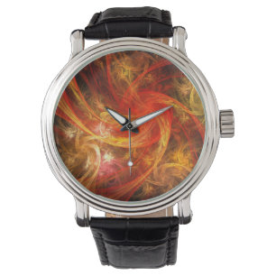 Firestorm Nova Abstracte Art Horloge