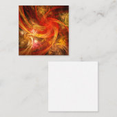 Firestorm Nova Abstracte Art Informatiekaartje (Voorkant / Achterkant)