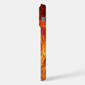 Firestorm Nova Abstracte Art iPhone Hoesje (Linkerkant)