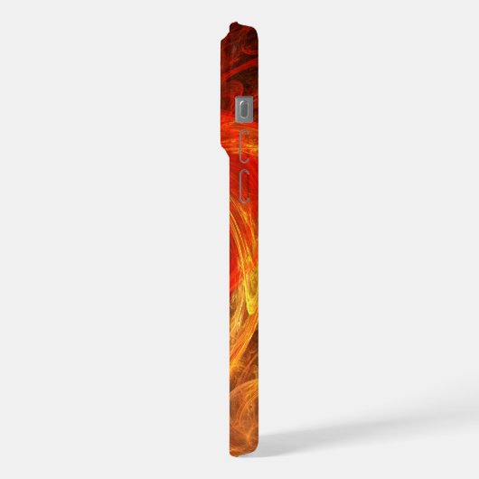 Firestorm Nova Abstracte Art iPhone Hoesje (Linkerkant)