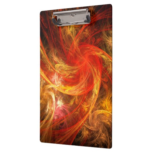 Firestorm Nova Abstracte Art Klembord (Links)