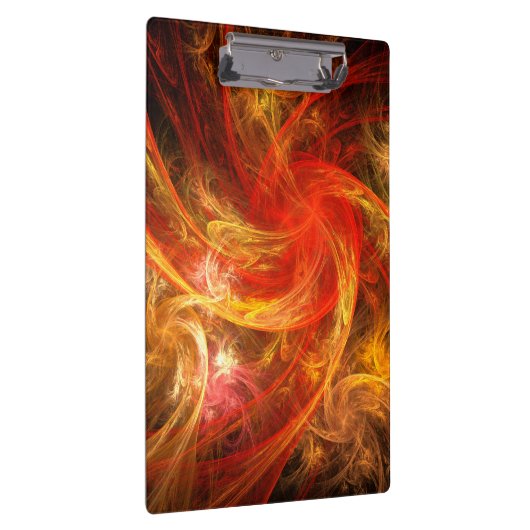 Firestorm Nova Abstracte Art Klembord (Rechts)
