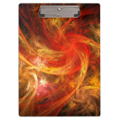 Firestorm Nova Abstracte Art Klembord (Voorkant)