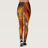 Firestorm Nova Abstracte Art Leggings (Achterkant)