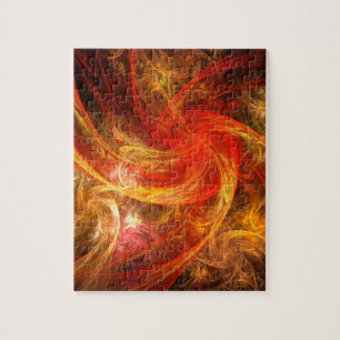 Firestorm Nova Abstracte Art Legpuzzel