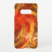 Firestorm Nova Abstracte Art Matte Samsung Galaxy Hoesje (Achterkant)