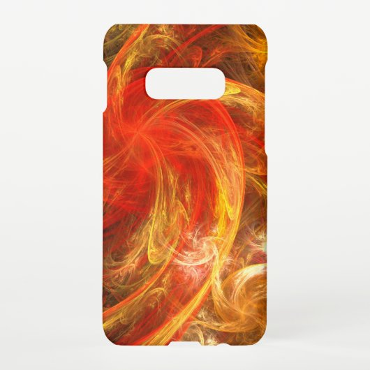 Firestorm Nova Abstracte Art Matte Samsung Galaxy Hoesje (Achterkant)