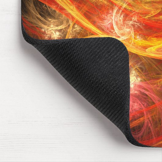 Firestorm Nova Abstracte Art Mousepad Muismat (Hoek)