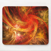 Firestorm Nova Abstracte Art Mousepad Muismat (Voorkant)