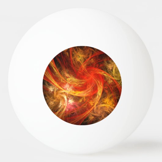 Firestorm Nova Abstracte Art Pingpongbal (Voorkant)