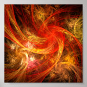 Firestorm Nova Abstracte Art Poster (Voorkant)
