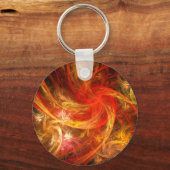 Firestorm Nova Abstracte Art Sleutelhanger (Voorkant)