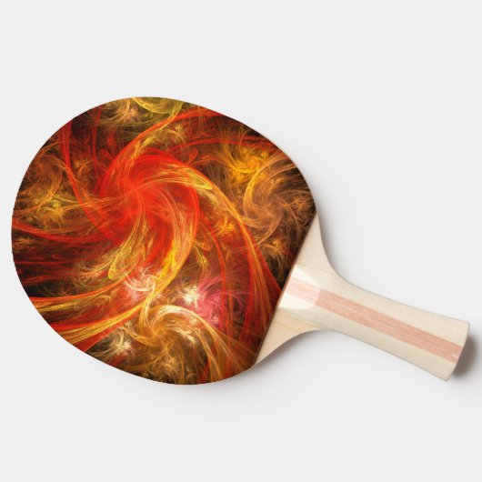 Firestorm Nova Abstracte Art Tafeltennisbatje (Zijkant)