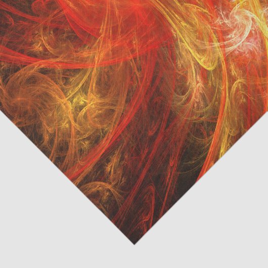 Firestorm Nova Abstracte Art Tissuepapier (Detail)
