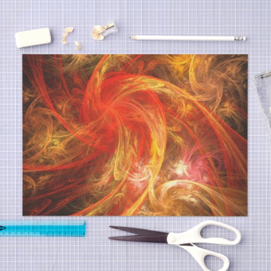 Firestorm Nova Abstracte Art Tissuepapier (Craft)