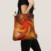 Firestorm Nova Abstracte Art Tote Bag (Dichtbij)