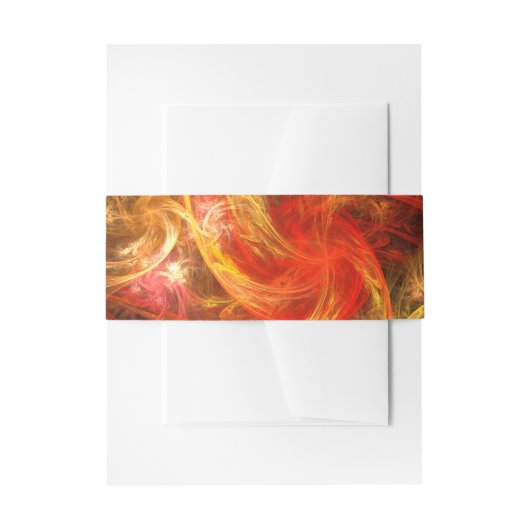Firestorm Nova Abstracte Art Uitnodigingen Wikkel (Voorkant Voorbeeld)
