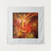 Firestorm Nova Abstracte Art Wandkleed (Voorkant (horizontaal))