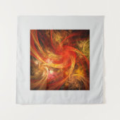 Firestorm Nova Abstracte Art Wandkleed (Voorkant)