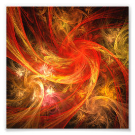 Firestorm Nova Abstracte foto's afdrukken Foto Afdruk