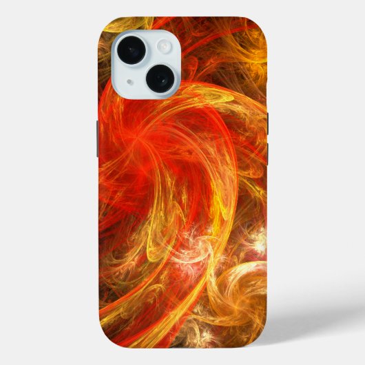 Firestorm Nova Abstracte Kunst Case-Mate iPhone Case (Achterkant)