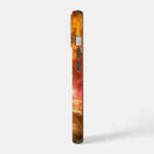 Firestorm Nova Abstracte Kunst iPhone 15 Case (Linkerkant)