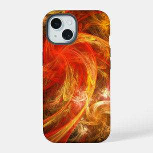 Firestorm Nova Abstracte Kunst iPhone 15 Case