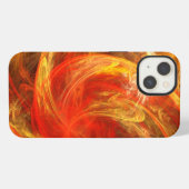 Firestorm Nova Abstracte Kunst iPhone Hoesje (Achterkant horizontaal)