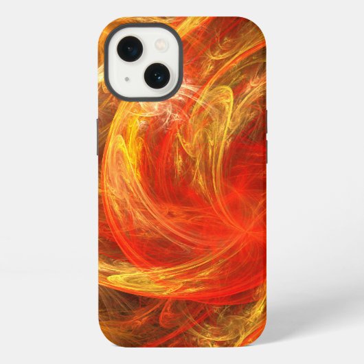 Firestorm Nova Abstracte Kunst iPhone Hoesje (Achterkant)