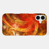 Firestorm Nova Abstracte Kunst iPhone Hoesje (Achterkant horizontaal)