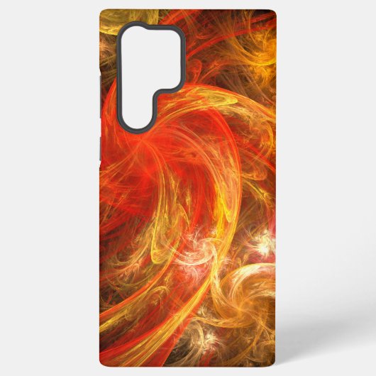 Firestorm Nova Abstracte Kunst Samsung Galaxy Hoesje (Achterkant)