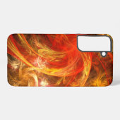 Firestorm Nova Abstracte Kunst Samsung Galaxy Hoesje (Achterkant horizontaal)