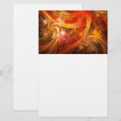 Firestorm Nova Abstracte kunstartikelen Briefpapier (Voorkant / Achterkant)
