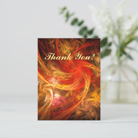 Firestorm Nova - Dank u Briefkaart (Staand voorkant)