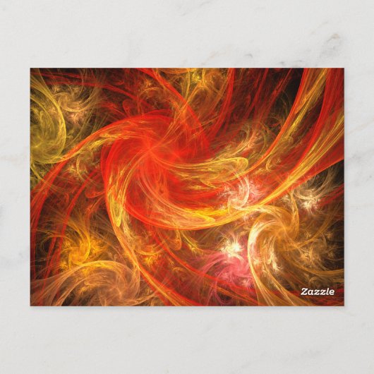 Firestorm Nova Table Number Briefkaart (Achterkant)